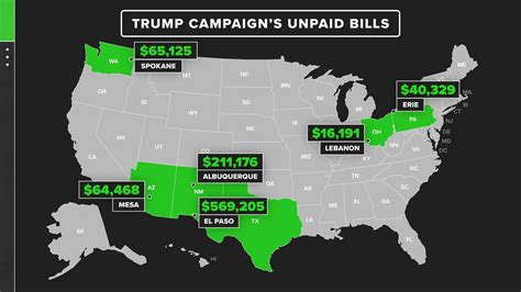 Trump campaign has unpaid bills in these cities | wthr.com