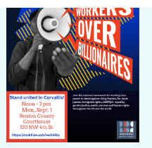 LABOR DAY RALLY  September 1st  noon to 3pm