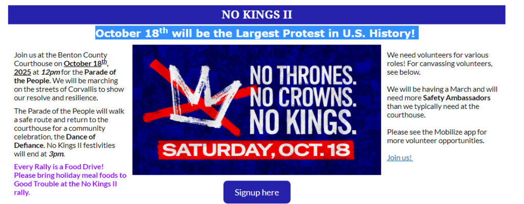 October 18th will be the Largest Protest in U.S. History!