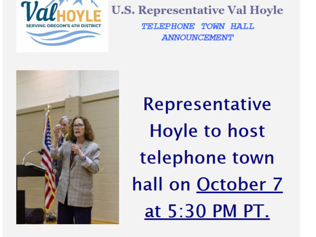 Rep Val Hoyle Telephone Town Hall