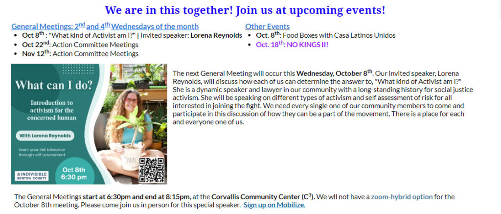 Join us at upcoming events!