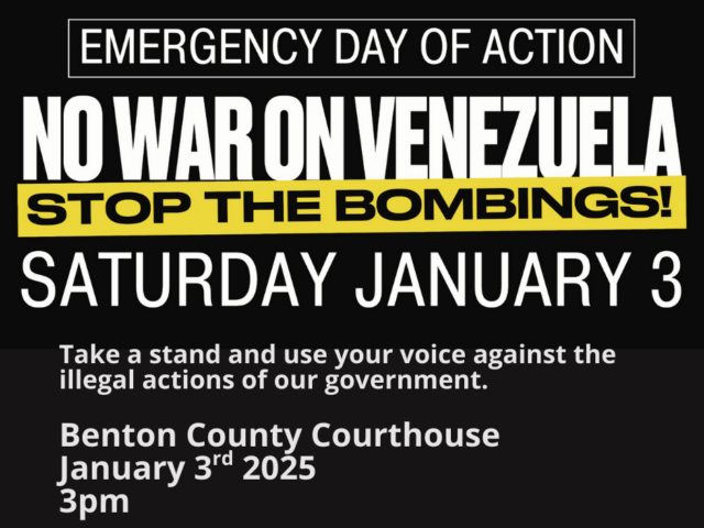 Stop and Protest Jan 3 (today!)