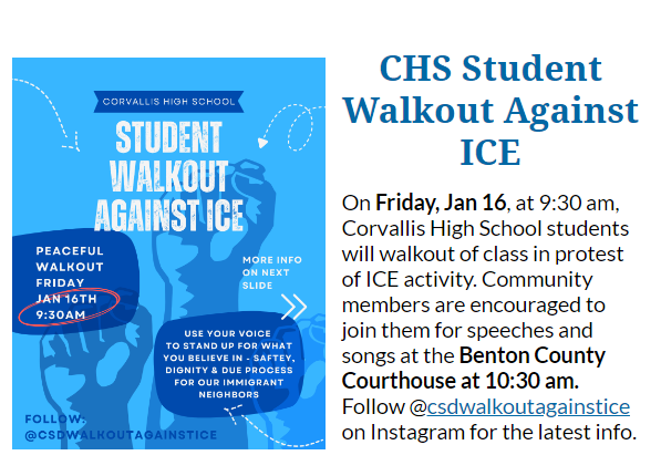 CHS Student Walkout Against ICE